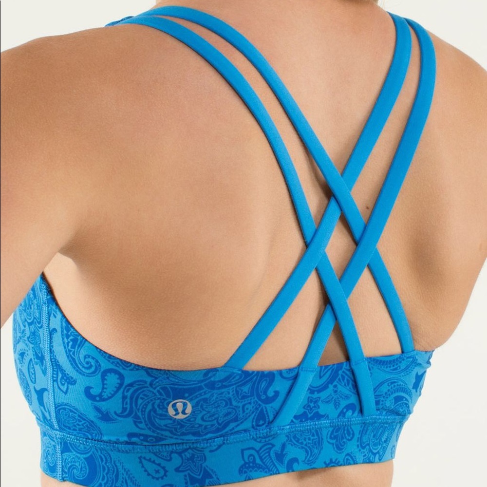 Lululemon Energy Bra- Paisley Cornflower